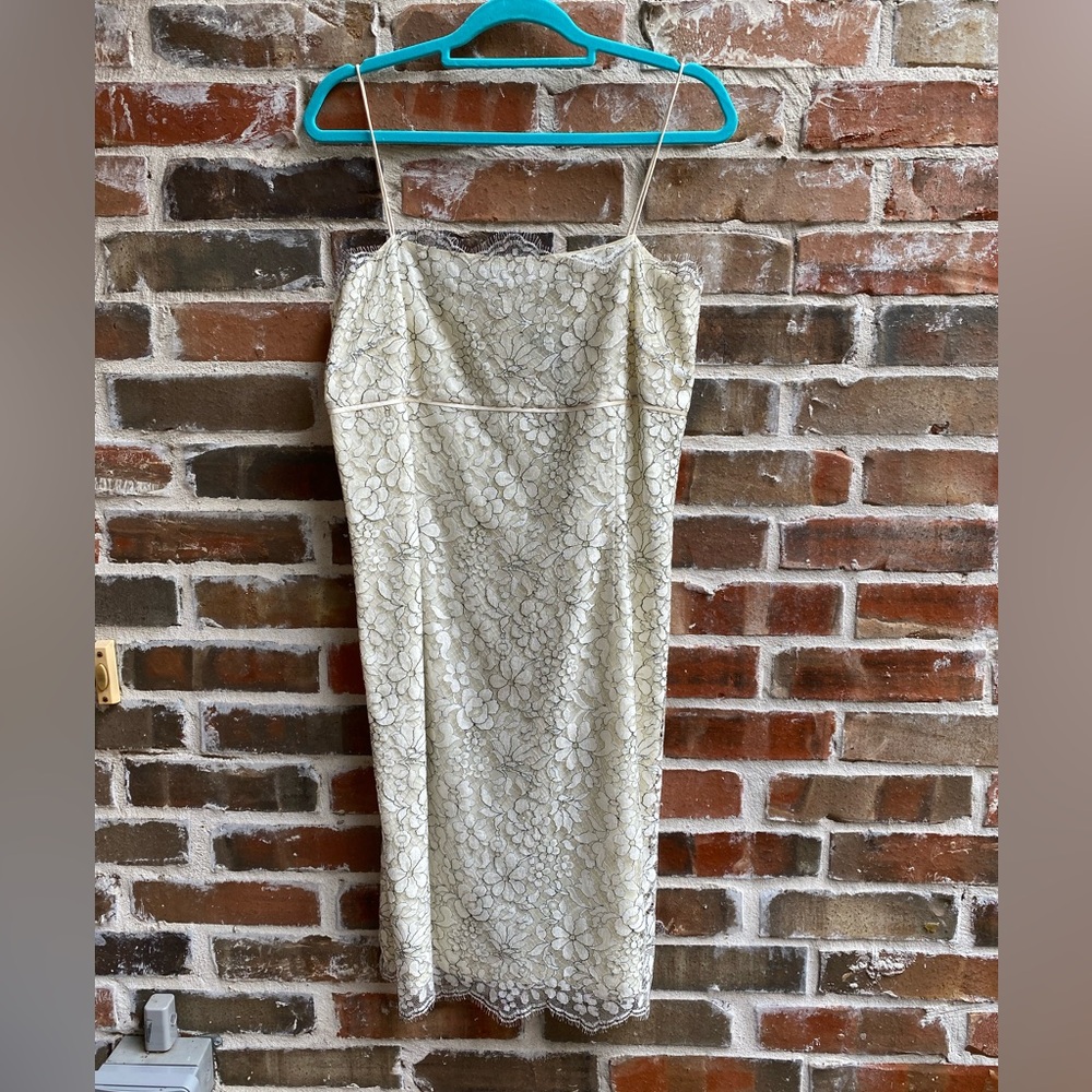 Ann Taylor Y2K lace spaghetti strap dress Size 12